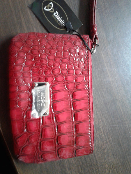 Wristlet wallet red