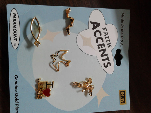 Faith accent pins