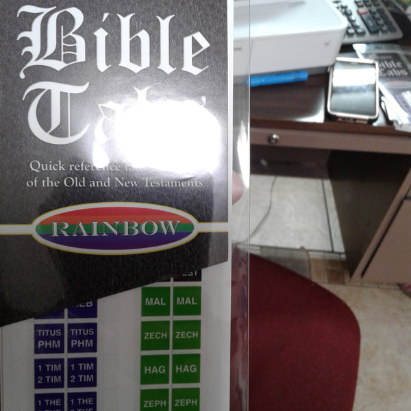 Rainbow Bible tabs