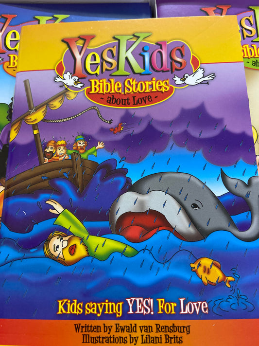 Yes kids BIBLE STORIES ABOUT LOVE — available at The Gospel Bookstore