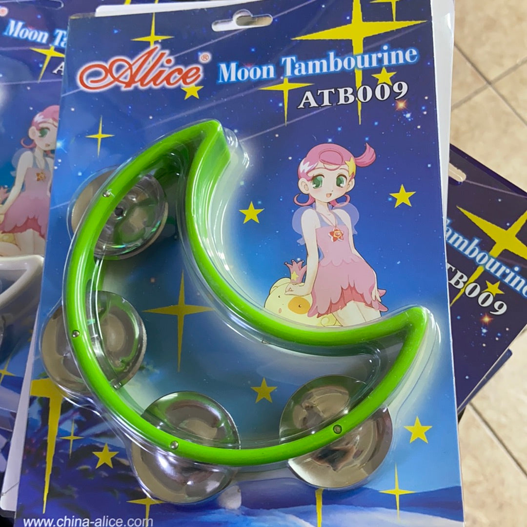 Alice moon tambourine — available at The Gospel Bookstore