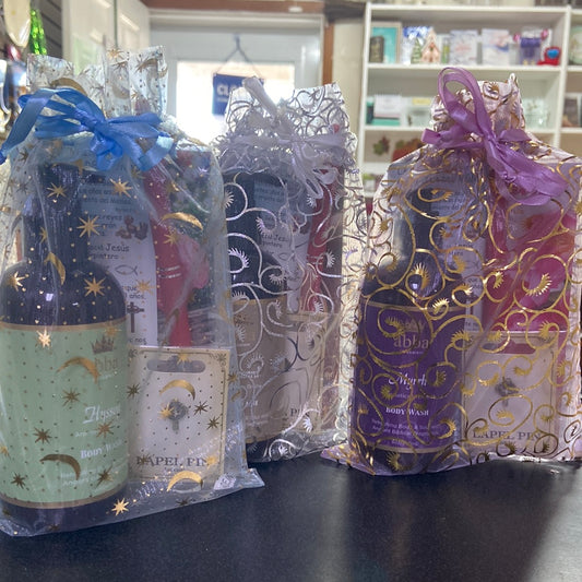 Gift Set Body wash — available at The Gospel Bookstore