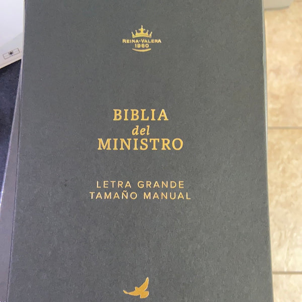 Biblia del ministro letra grande tamaño manual