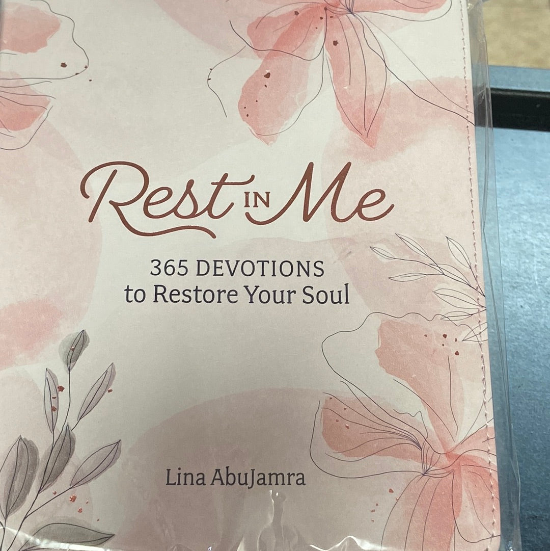 Rest in me 365 Devotions to Restore your soul — available at The Gospel Bookstore