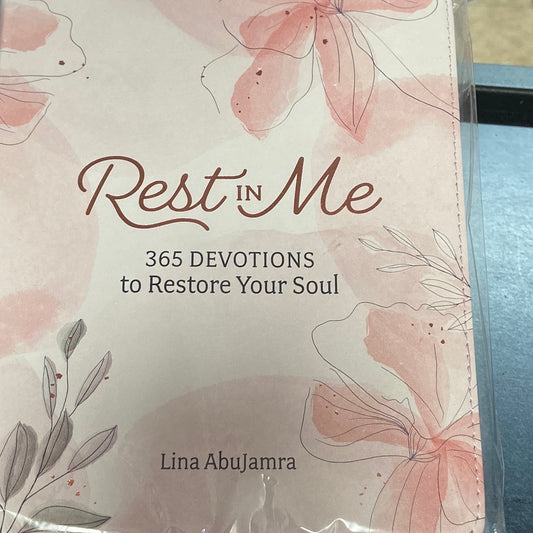 Rest in me 365 Devotions to Restore your soul — available at The Gospel Bookstore