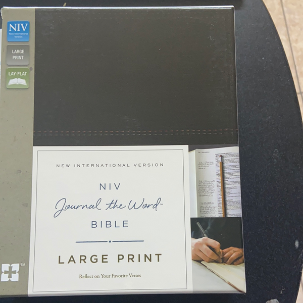 Niv journal the word bible large print