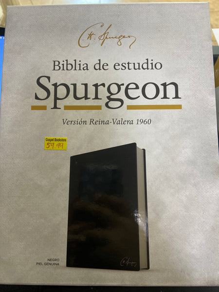 Biblia de estudio Spurgeon version reina valera 1960