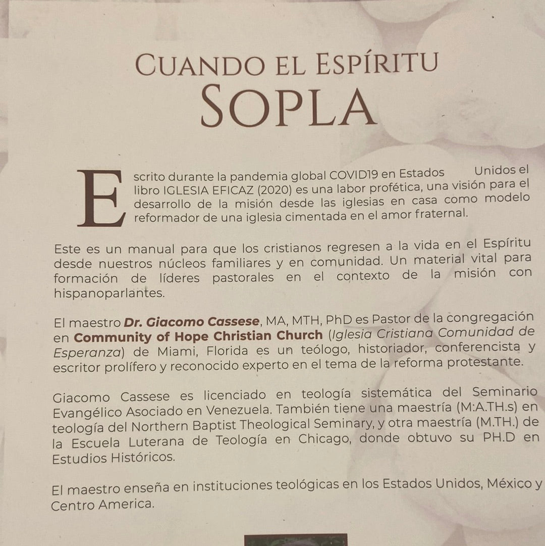 Cuando el Espíritu Sopla. Claves para estudiar el libro de los Hechos Dr. Giacomo Cassese — imagen 2, La Librería del Evangelio