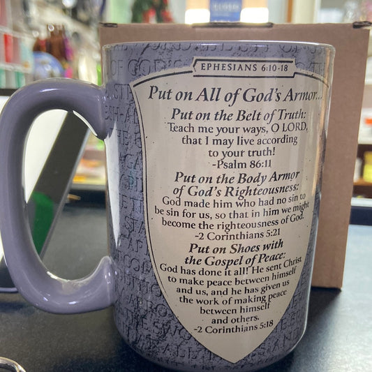 Cup Armor of God — available at The Gospel Bookstore
