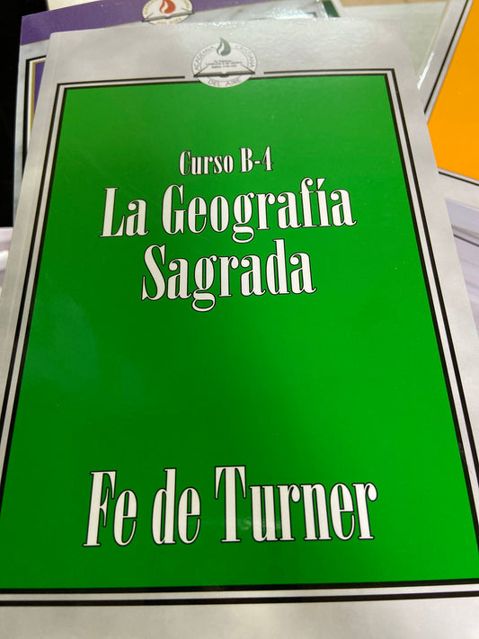 La geografia sagrada Fe de turner — disponible en La Librería del Evangelio