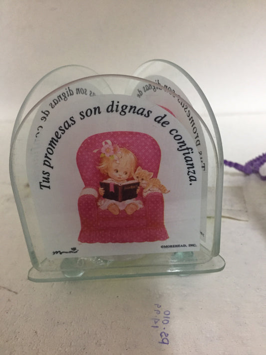 Candle holder TUS PROMESAS SON DIGNAS DE CONFIANZA