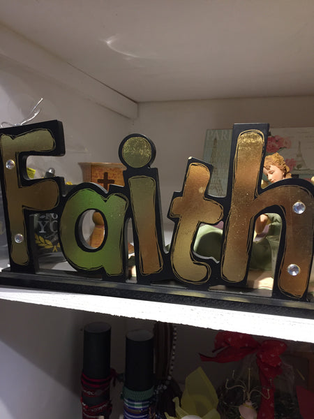 Adorno letras FAITH