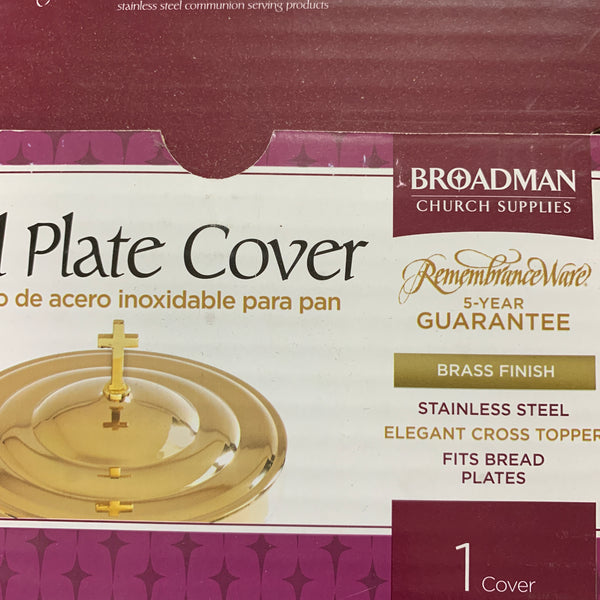 Communion Bread Plate Cover (Brass Finish)