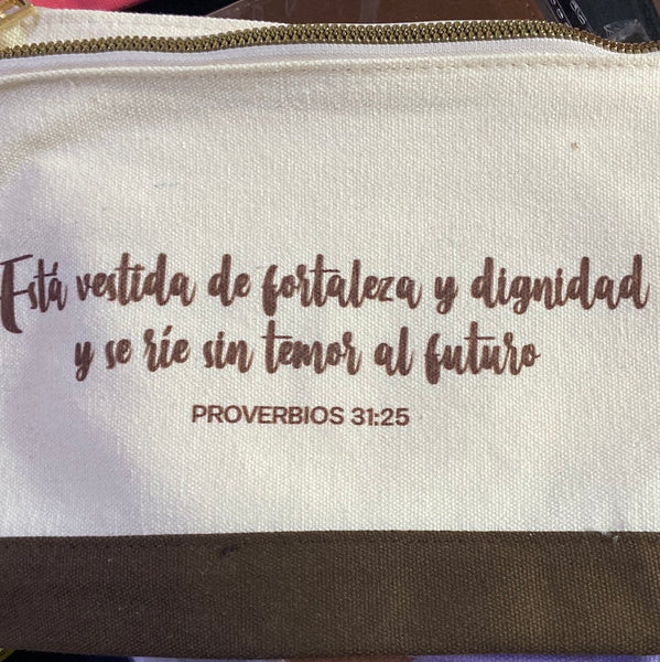 Estuche algodon zip