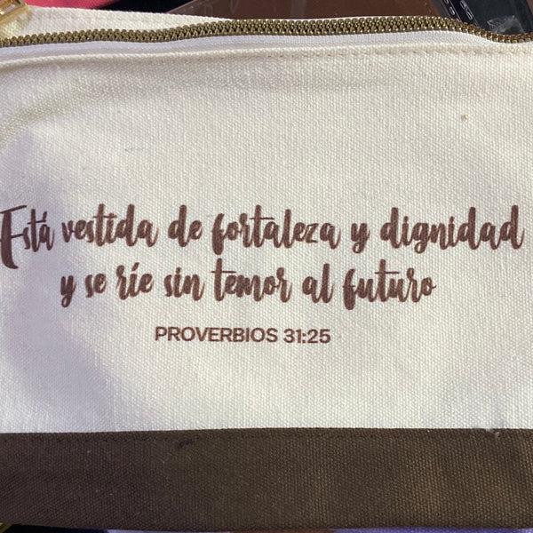 Estuche algodon zip