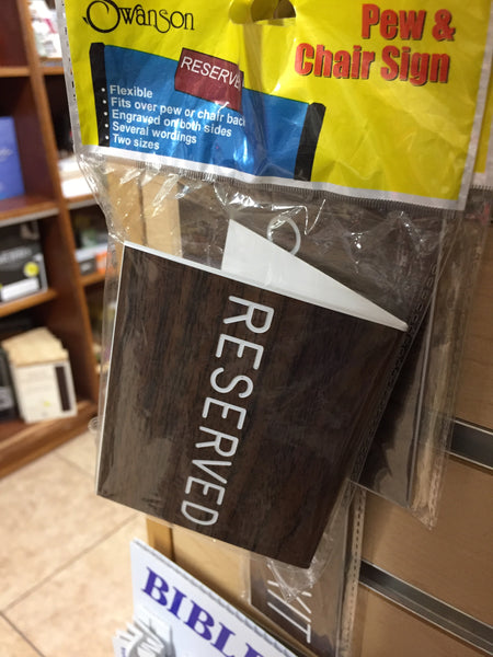 Reserved signs