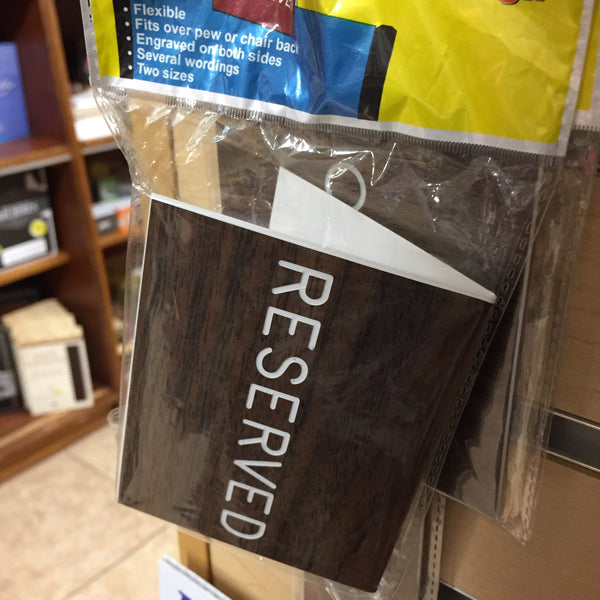 Reserved signs