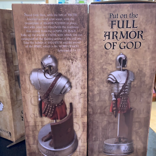 Put on the FULL ARMOR OF GOD — available at The Gospel Bookstore
