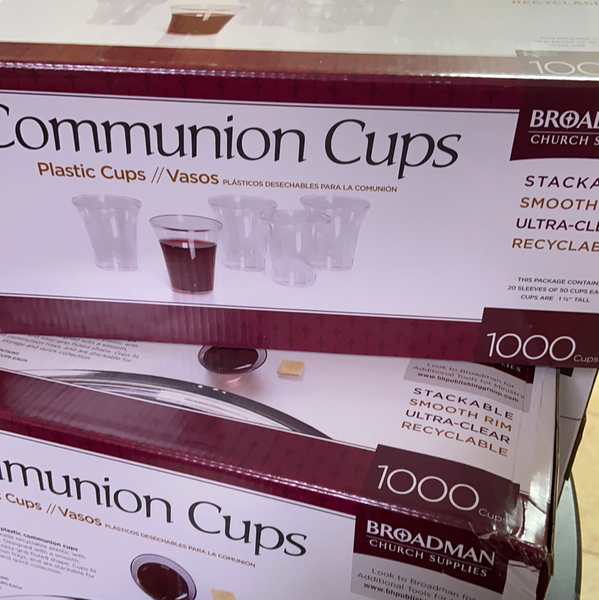 B&H Plastic Communion Cups, 1000