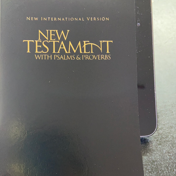 New Testament with psalms and proverbs