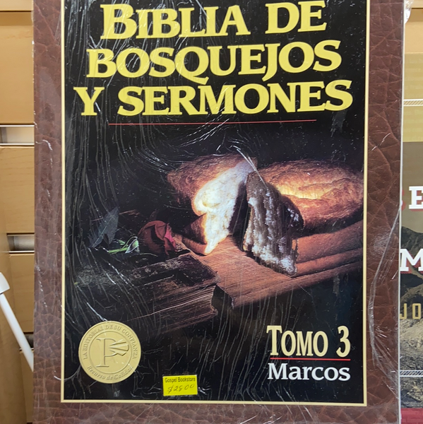 Biblia de bosquejos y sermones tomo 3 (Marcos)