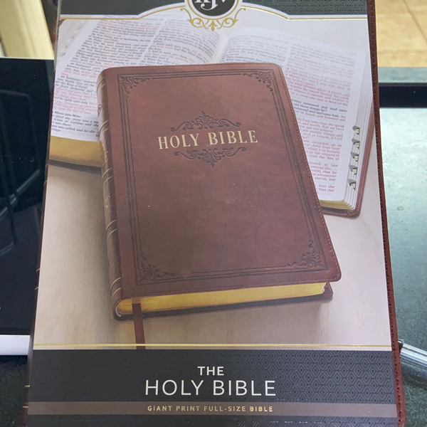 The Holy Bible Giant print full size Bible