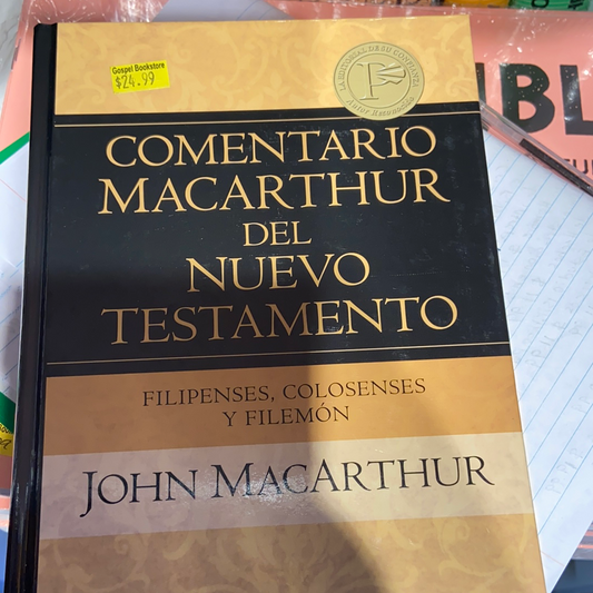 Comentario MacArthur del nuevo testamento filipenses, colonenses y filemon — disponible en La Librería del Evangelio