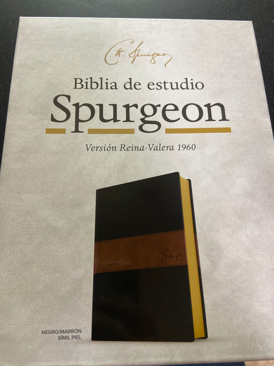 Biblia de estudio Spurgeon version reina valera 1960