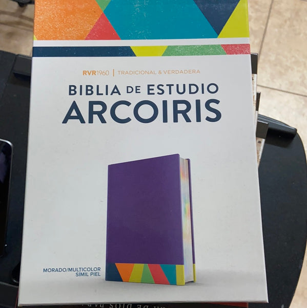 Biblia de estudio arco iris reina valera 60
