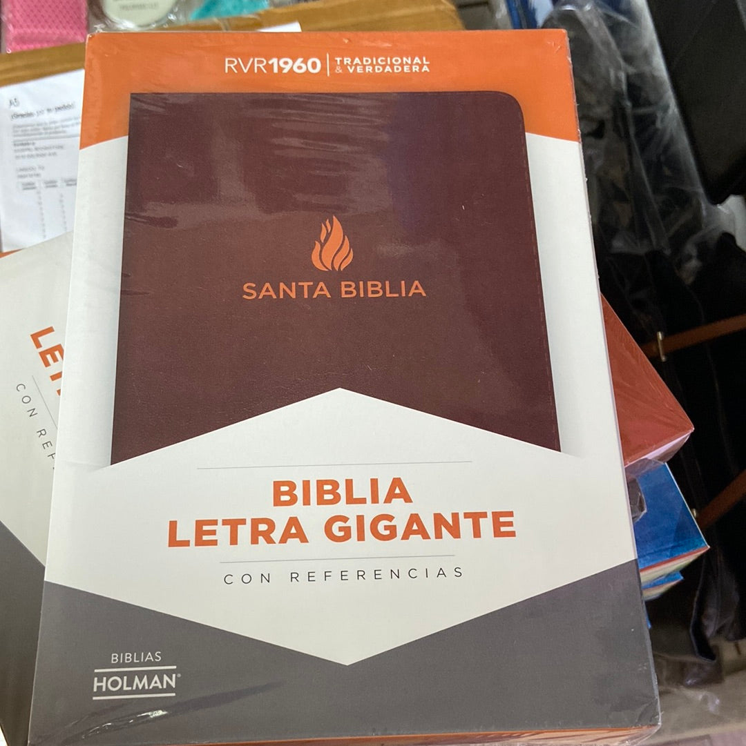 Biblia Letra Gigante con referencias — disponible en La Librería del Evangelio