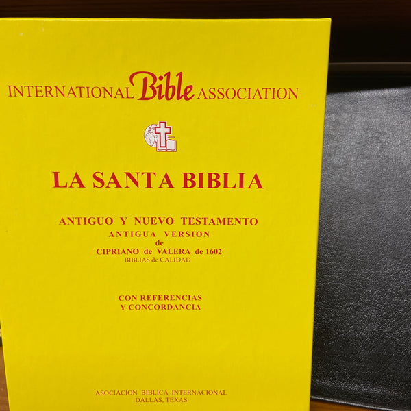 La Santa Biblia antiguo y nuevo testamento antigua version de cipriano de valera de 1602