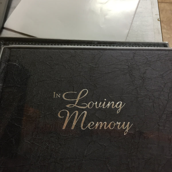 In loving memory book