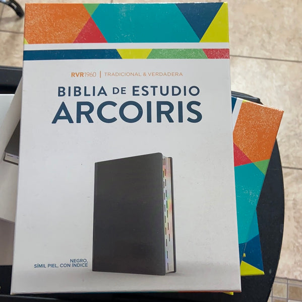Biblia de estudio Arco iris