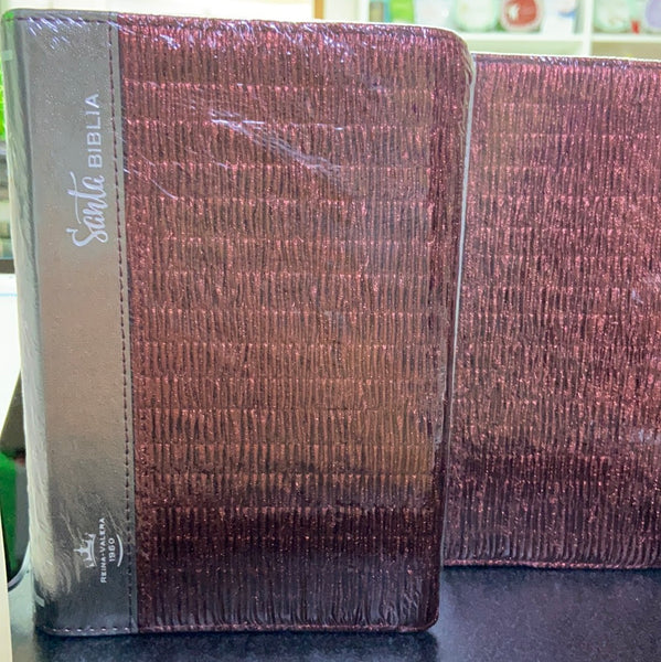 Santa Biblia Reina Valera 1960 Letra Grande Referencias concordancia Palabras de Jesus en Rojo tamaño compacto