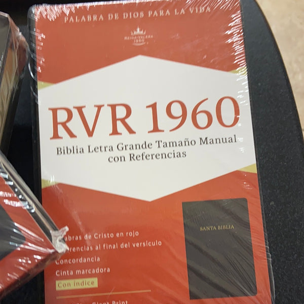 Reina Valera 1960 biblia letra grande manual