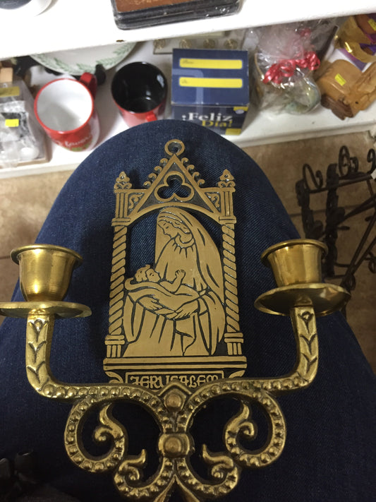 Candle holders — available at The Gospel Bookstore