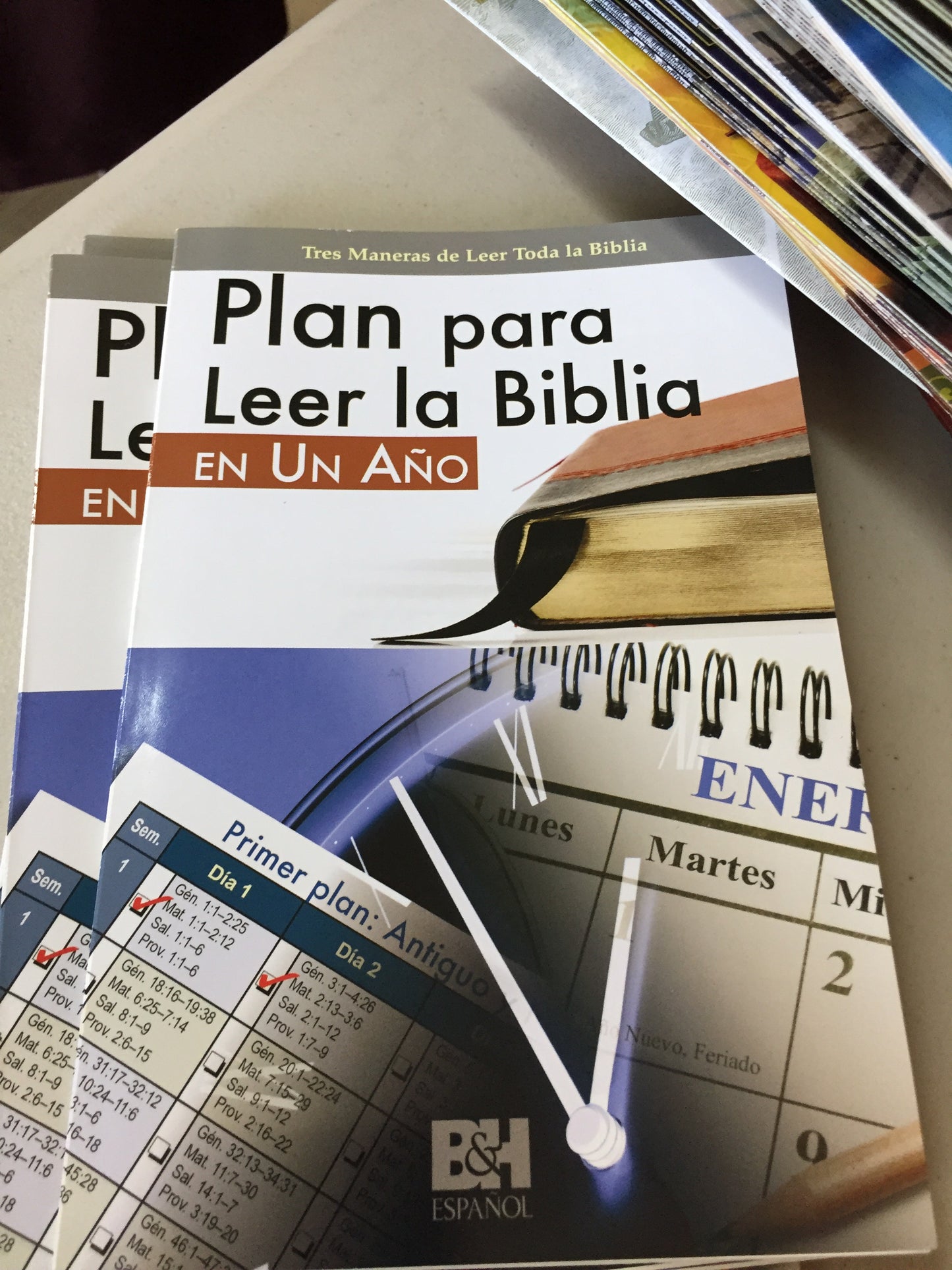 PLAN PARA LEER LA BIBLIA EN UN AÑO