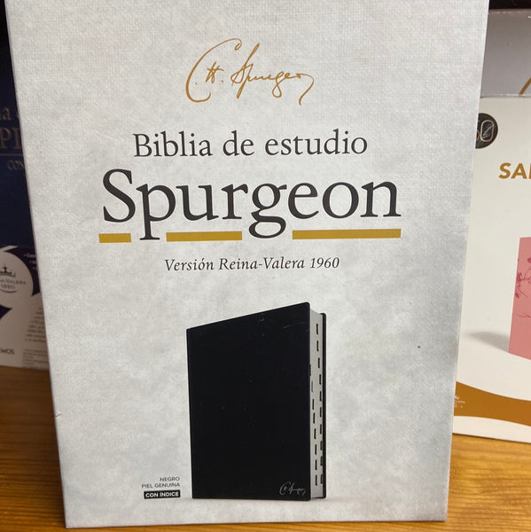 Biblia de estudio Spurgeon versión reina Valera 1960
