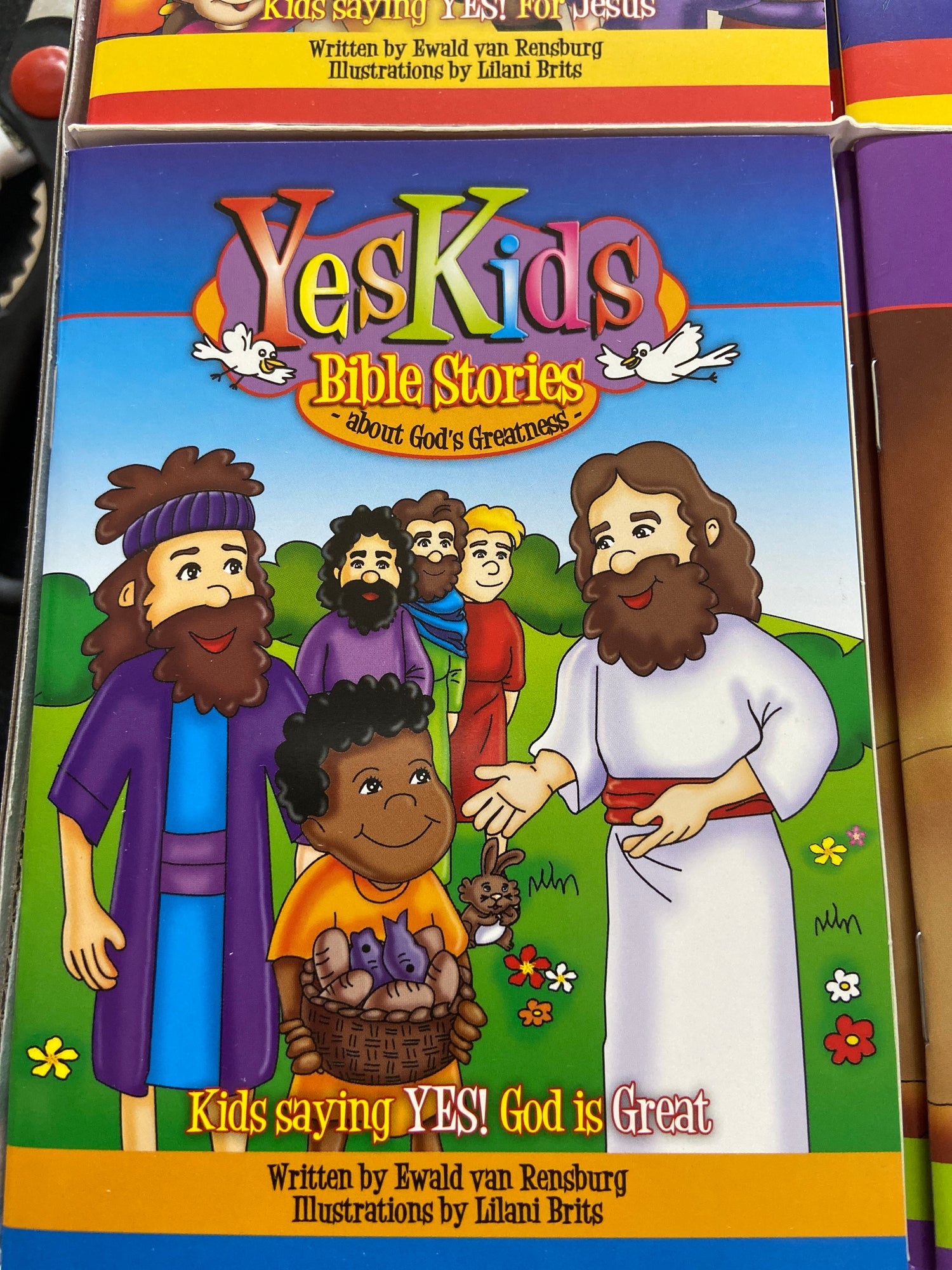 Yes kids BIBLE STORIES ABOUT GOD'S GREATNESS — available at The Gospel Bookstore