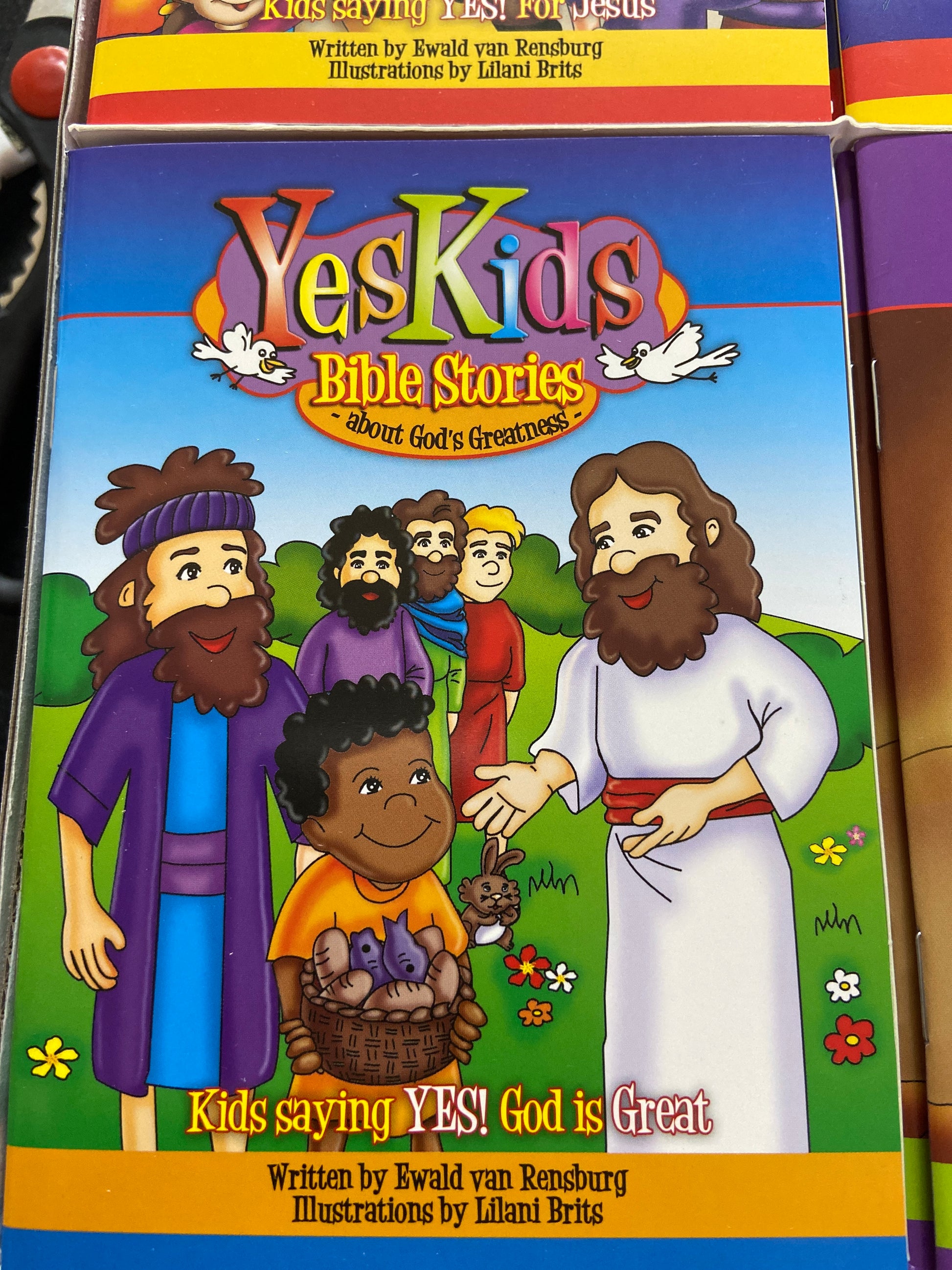 Yes kids BIBLE STORIES ABOUT GOD'S GREATNESS — available at The Gospel Bookstore