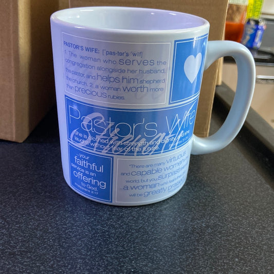 Pastors wife cup — available at The Gospel Bookstore