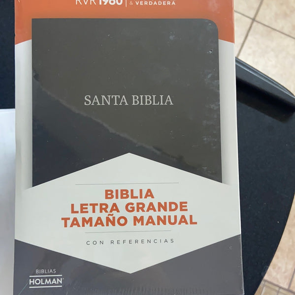 Biblia letra grande tamaño manual