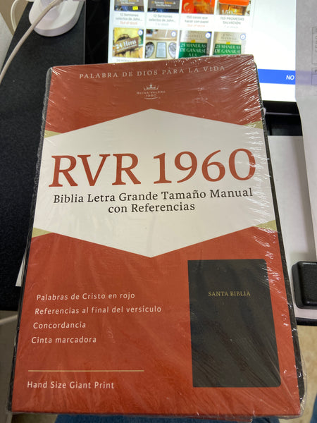 Biblia Rvr y 1960 letra grande