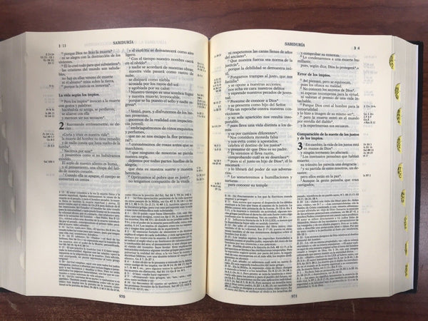 Biblia De Jerusalen Con Indice EDICION Revisada Tapa Vinil Azul Catolica