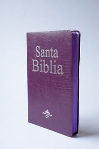Biblia Ultrafina Imitación Piel Morado Reina Valera 1960