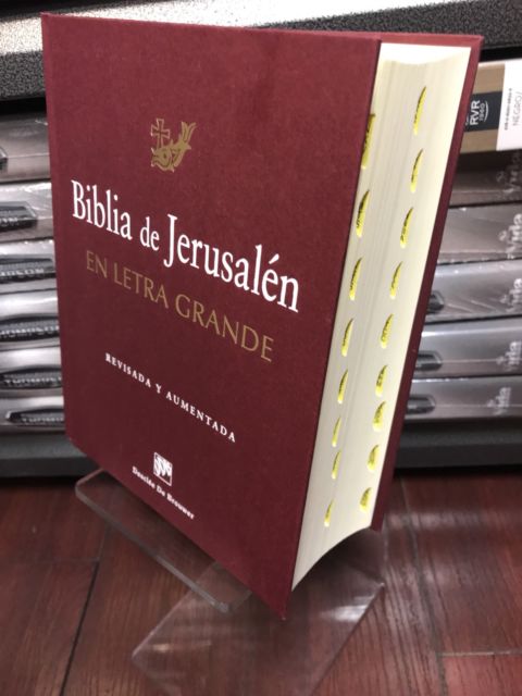 BIBLIA DE JERUSALEN.CATOLICA EN LETRA GRANDE REVISADA Y AUMENTADA CON INDICE — imagen 2, La Librería del Evangelio